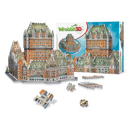 Wrebbit3D, Puzzle 3D Chateau Frontenac, 865 Pezzi, 46 x 32 x 29 cm