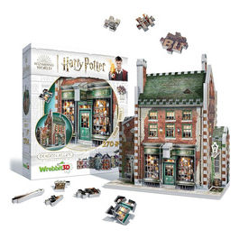 Wrebbit3D, Puzzle 3D Harry Potter Borgin e Burkes, Multicolore, 270 Pezzi