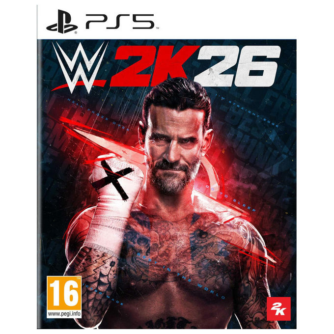 2K, WWE 2K26 per PlayStation 5, Roster Massiccio, CM Punk Showcase