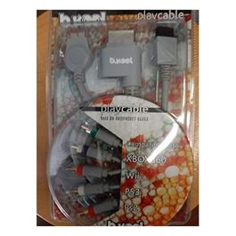 X360 Wii Ps3 Ps2 Playcable 4in1 Bkool