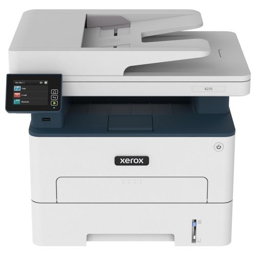 Xerox B235 Multifunzione Laser A4 Copia Stampa Scansione Fax 34ppm Bianco e Nero, Wireless con Stampa Fronte Retro, Pannello Touch a Colore