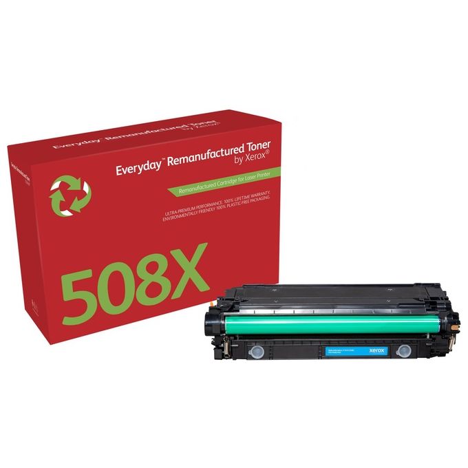 Xerox 006R03468 Everyday Toner Compatibile con HP 508X CF361X Alta Capacita' 9500 Pagine colore Ciano