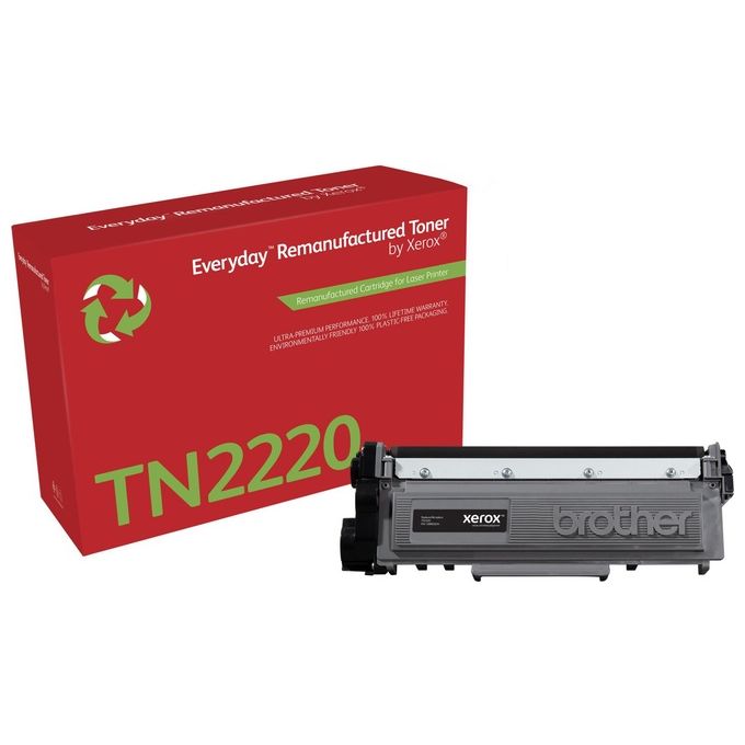 Xerox 106R02634 Toner Compatibile Rigenerato per Brother TN2220 Resa 2600 pagine colore Nero