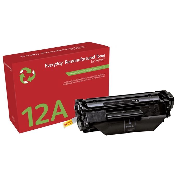 Xerox Q2612A Toner Compatibile Remanufactured per HP LaserJet 1010 1012 1015 1018 1020 1022 resa 2600 pagine colore Nero