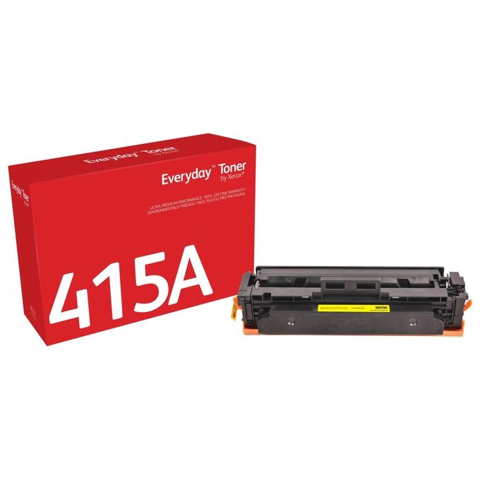 Image of Xerox Everyday Toner Giallo ad Resa Standard HP W2032A 2100 Pagine