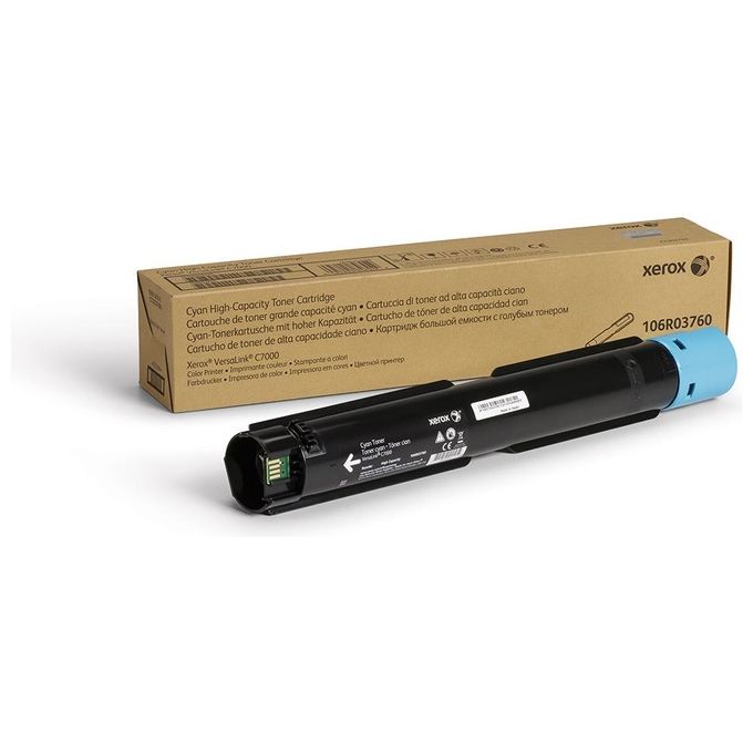 Xerox 106R03760 VersaLink C7000 Toner Originale Alta Capacita' 10100 pagine colore Ciano
