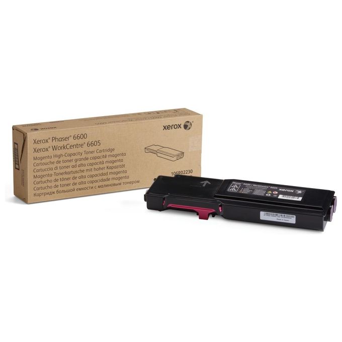 Xerox Toner Magenta Alta Capacità Per Phaser 6600/WORCENTRE 6605 6000 Pagine 106R02230