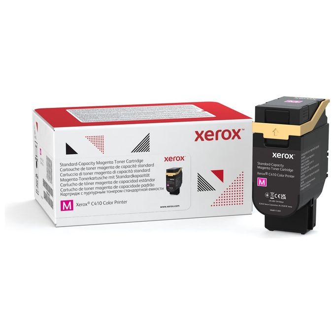 Xerox 006R04679 Cartuccia Toner Originale Resa 2000 Pagine per Xerox C410 e VersaLink C415 colore Magenta