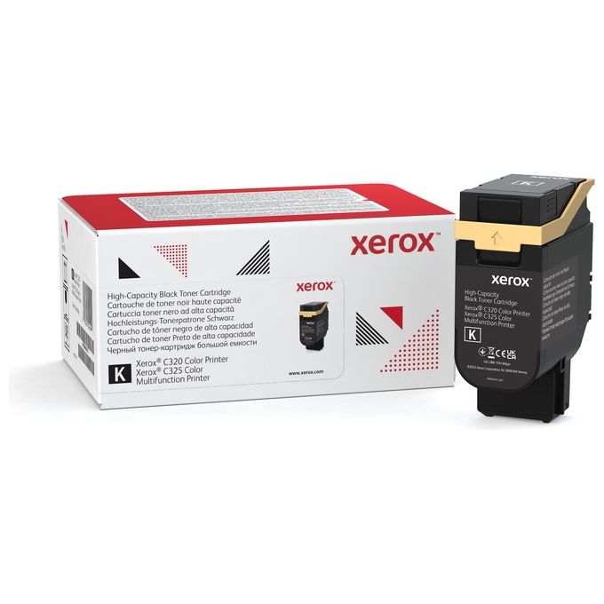Xerox C325 Cartuccia Toner Nero Alta Resa 8000 Pagine 006R04831 colore Nero