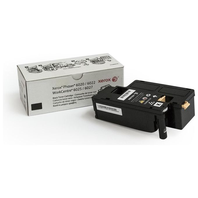 Xerox 106R02759 Cartuccia Toner Nero Standard Yield 2000 pagine compatibile con Phaser 6020 6022 WorkCentre 6025 6027 colore Nero