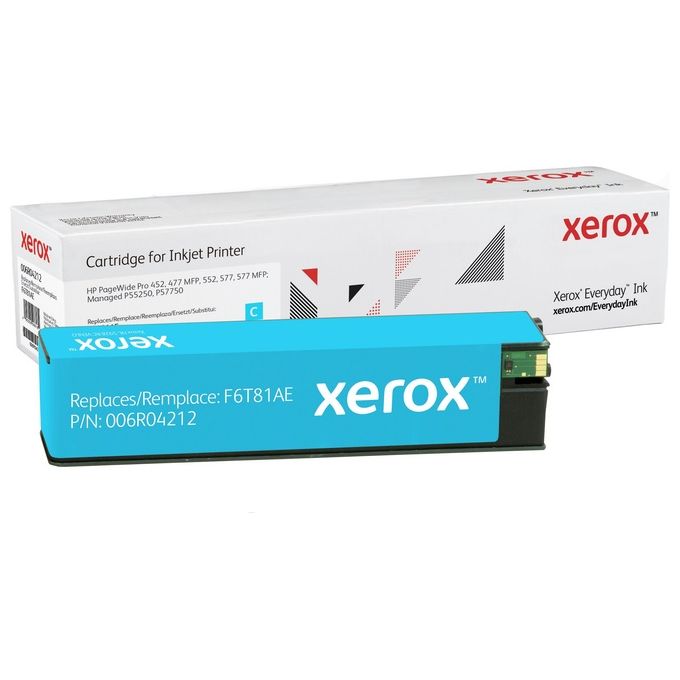 Image of Xerox Toner PageWide Everyday Ciano HP F6T81AE a Xerox 7000 Pagine