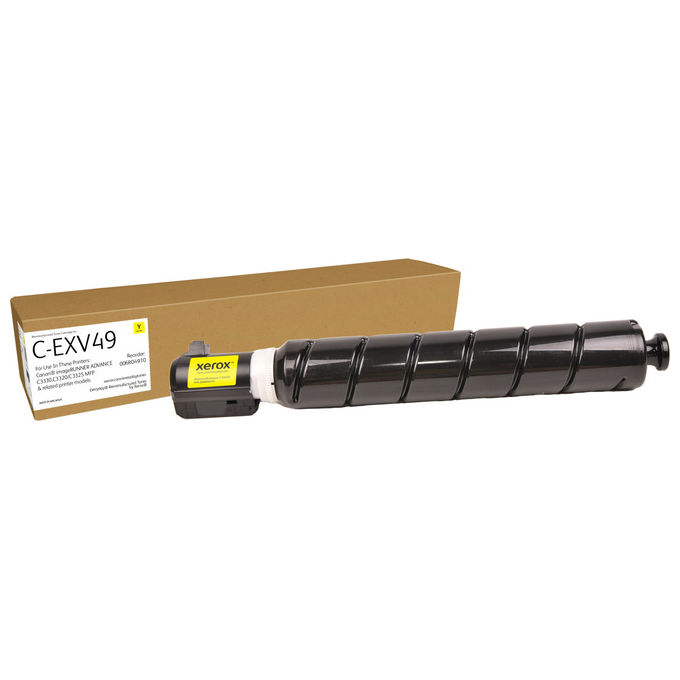 Xerox 006R04910 Toner Rigenerato Giallo Compatibile Canon C-EXV49 Sostituisce 8527B002