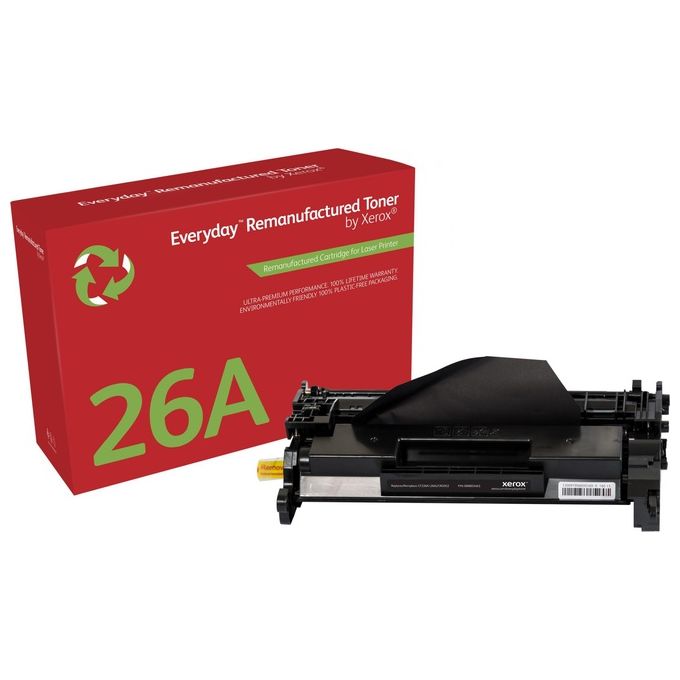 Xerox 006R03463 Toner rigenerato Everyday Compatibile HP 26A CF226A Resa 3100 pagine Tipo standard colore Nero