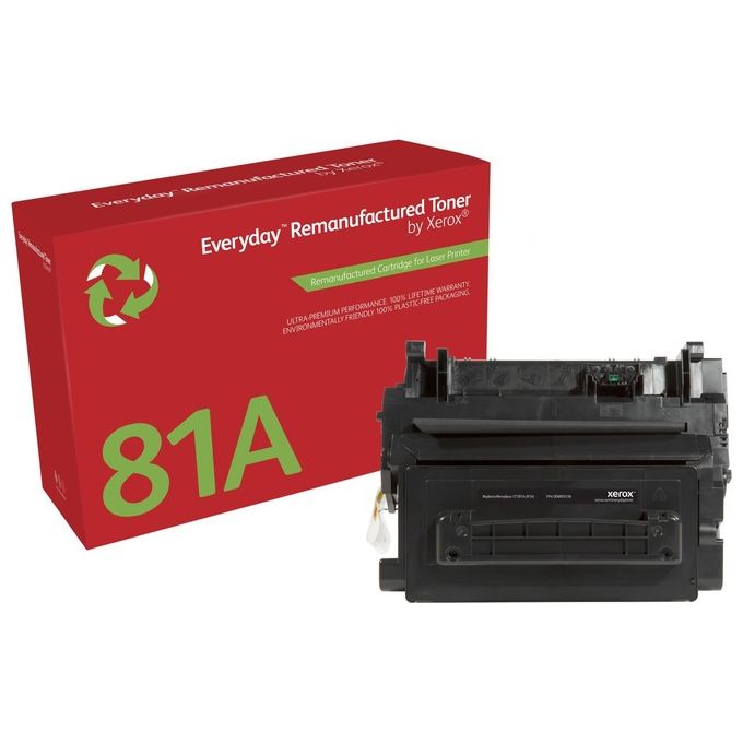 Xerox 006R03336 Toner rigenerato Everyday Mono compatibile con HP 81A CF281A resa 10500 pagine tipo standard colore Nero