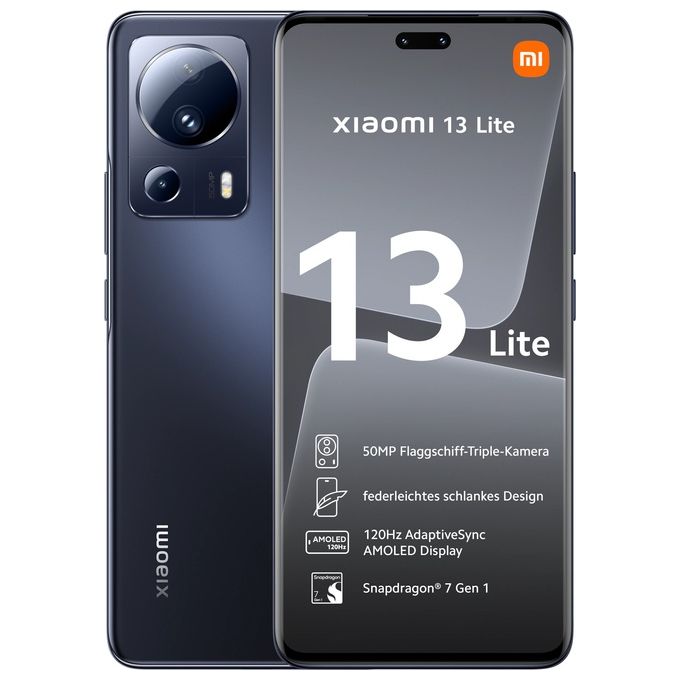 Xiaomi 13 Lite 5G 8Gb 128Gb 6.55'' Amoled 120Hz Dual Sim Black