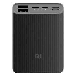 Xiaomi Mi Power Bank 3 Ultra Compact Polimeri di Litio 10000 mAh Nero