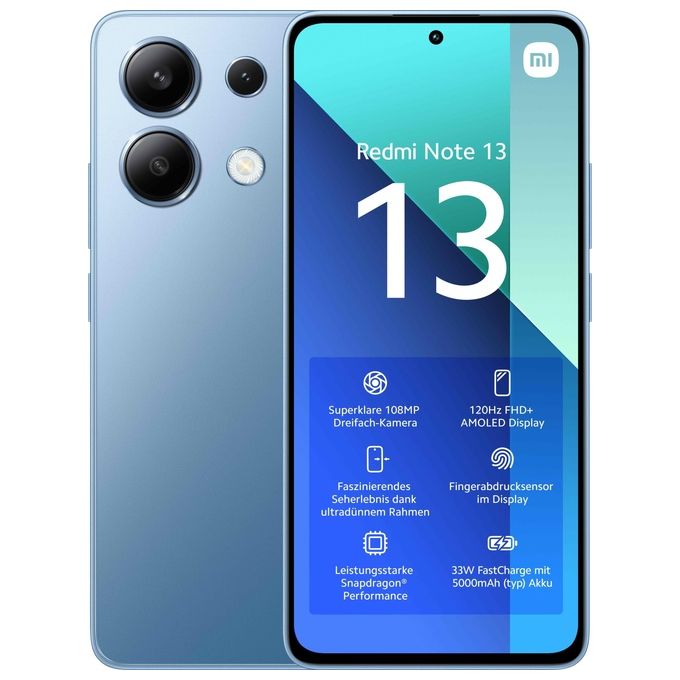Image of Xiaomi rossomi Note 13 6Gb 128Gb 6.67'' Oled 120Hz Dual Sim Ice Blue