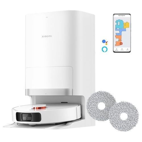 X20+ Robot aspirapolvere Navigazione Laser LDS 6000 Pa 0.35 L autonomia 140 min Wi-Fi App Lavapavimenti colore Nero Bianco