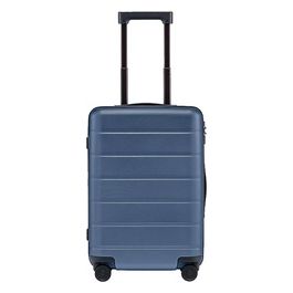 Trolley Bagaglio a Mano con 8 Ruote 55cm 20” Lucchetto TSA 38 Litri Blu