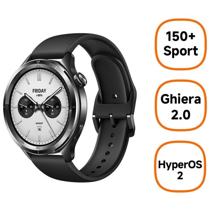 Image of Xiaomi Watch s4 nero Smartwatch con Display Avanzato e Funzioni di Monitoraggio della Salute