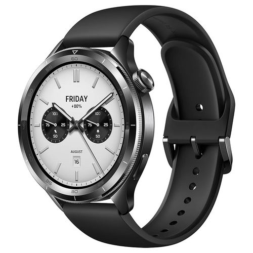 Watch s4 Black Smartwatch con Display Avanzato e Funzioni di Monitoraggio della Salute