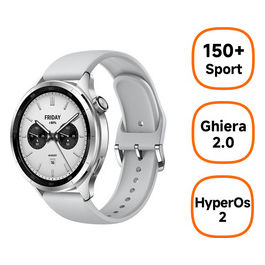 Watch S4 Smartwatch Argento AMOLED 1.43" GPS Cardiofrequenzimetro 5 ATM