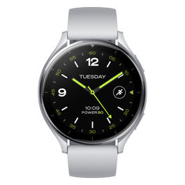 watch 2 smartwatch argento 46mm gps wear os display amoled 1.43 pollici