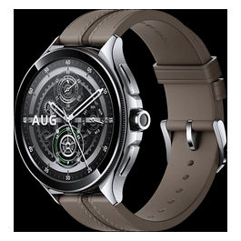 Watch 2 Pro 1.43'' Amoled GPS Sport Salute Notifiche Silver/Leather Brown