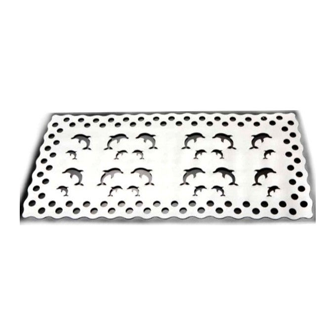 Xtra 10518 Tappeto Vasca Delfino Bianco 72x36cm