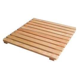 Pedana Doccia Legno 59X59 H 4,5 Lusso