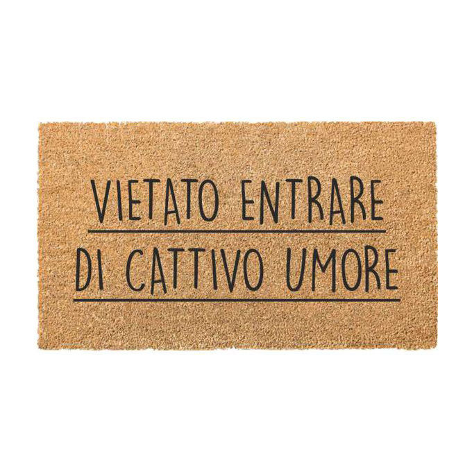 Xtra Zerbino Cocco Pvc Vietato Entrare 40x70cm