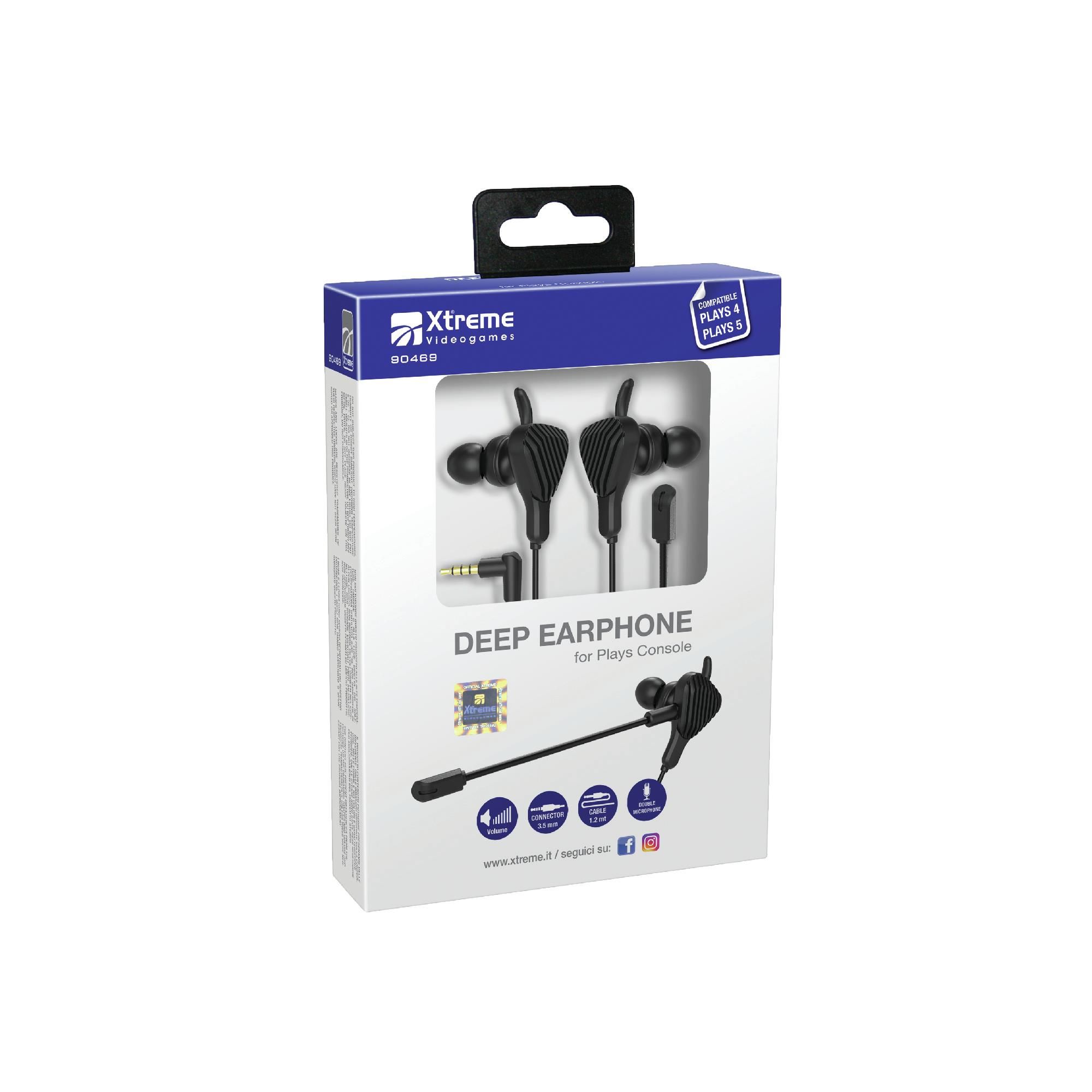 Xtreme Videogames Earphone DEEP Auricolari Gaming | Yeppon