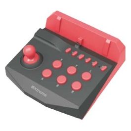 Videogames Gamepad per Nintendo Switch Arcade Stick Rosso e Nero
