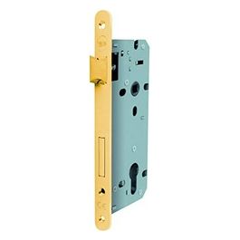 Yale 52x10500s2 Serratura Infilare Cilindro Europeo Bordo Tondo Nichelato Satinato