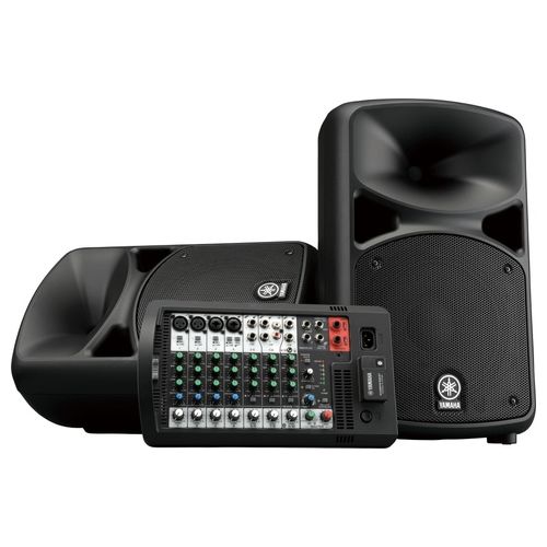 Yamaha Kit Stagepas 600bt Mixer Microfono e Amplificatore 2 Box 340W