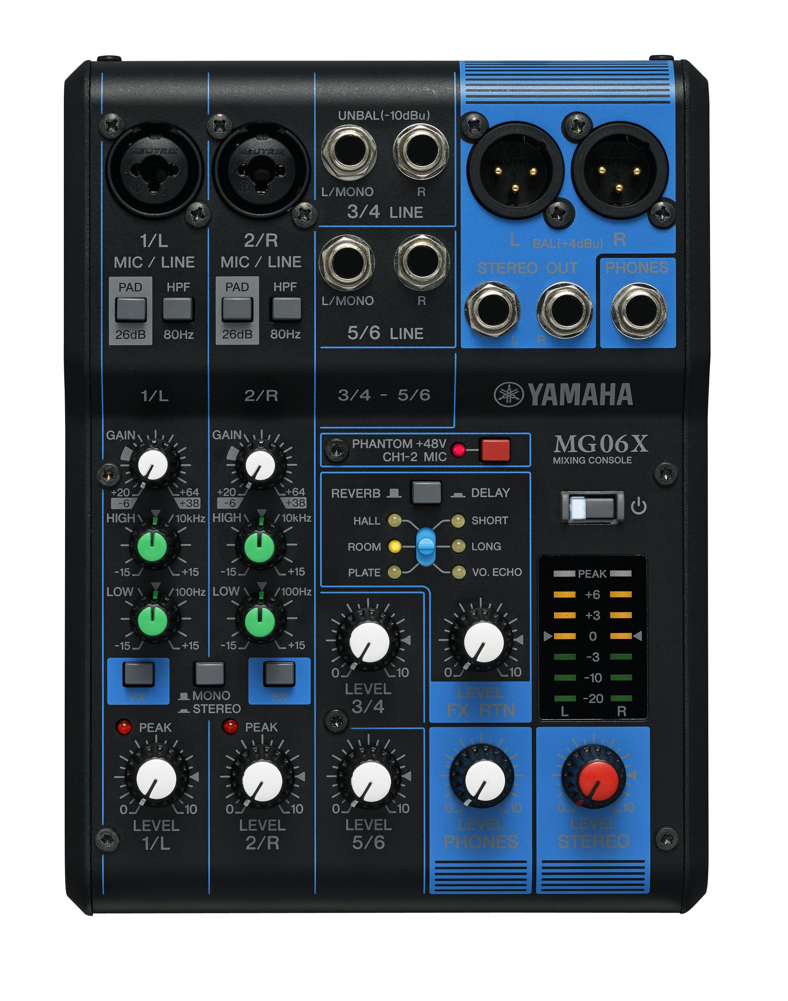 Yamaha MG06X Mixer Professionale
