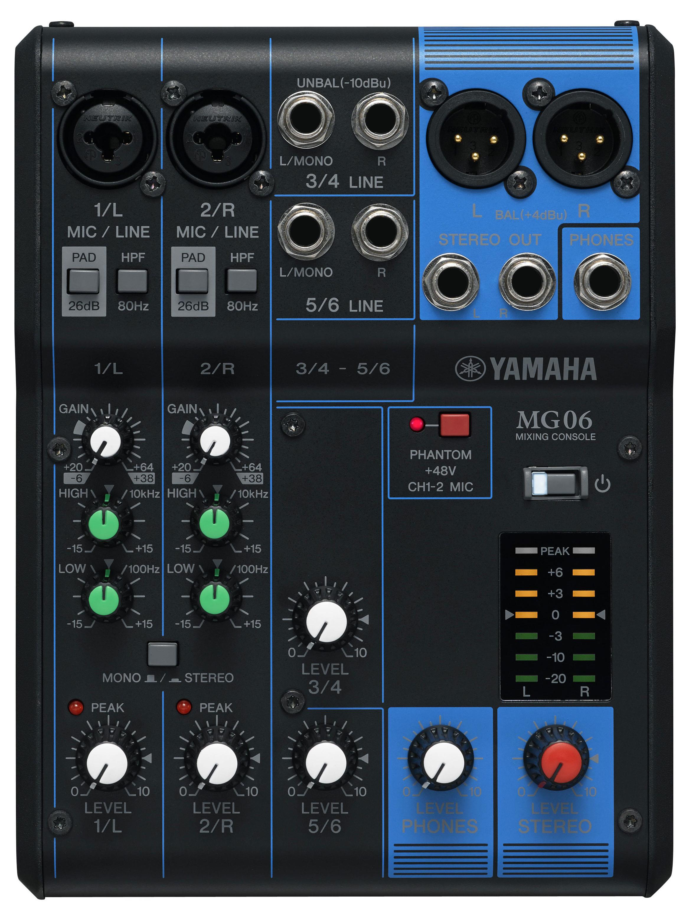 Yamaha Mixer Analogico 6