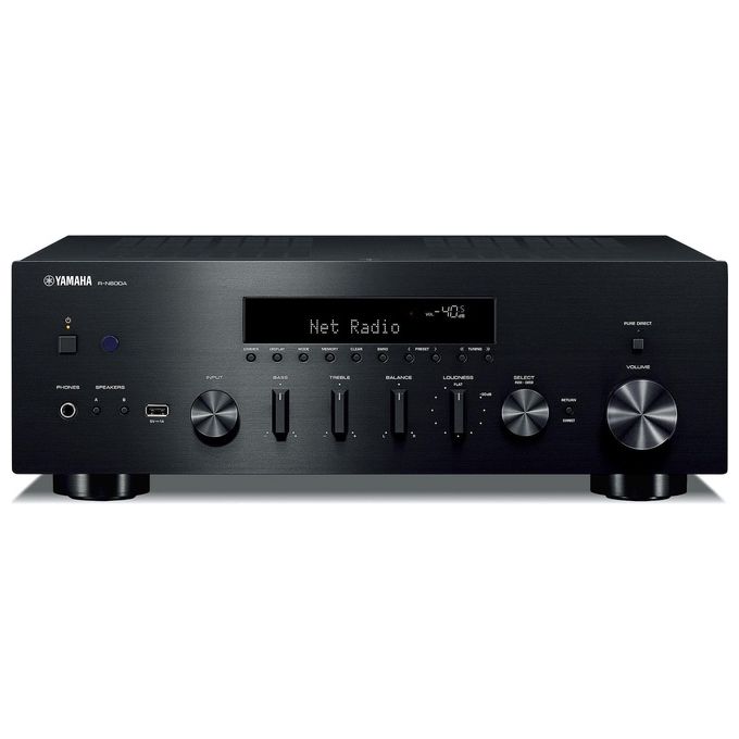 Yamaha R-N600A Sintoamplificatore Audio Network Receiver MusicCast Nero