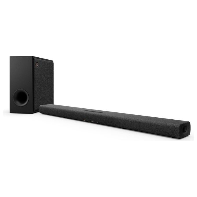 Yamaha SR-X50A True X Bar 50A Soundbar 2.1 canali 280 W Dolby Atmos Subwoofer Wireless colore Carbonio Grigio