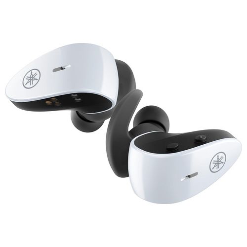 Yamaha TW-ES5A Auricolari In-Ear Sportivi True Wireless Bluetooth con Listening Care TWS Bianco