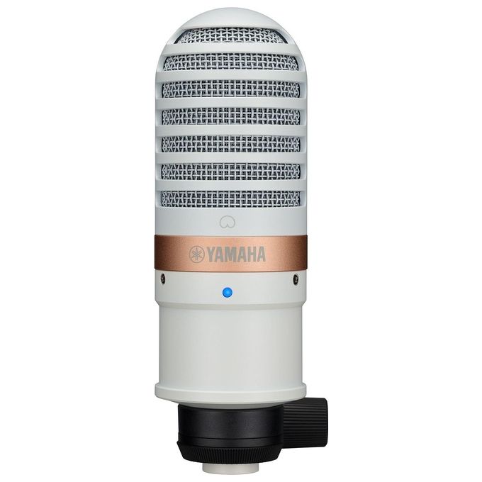 Yamaha YCM01 Microfono a Condensatore di Qualità da Studio Streaming Audio ad Alta Risoluzione Bianco