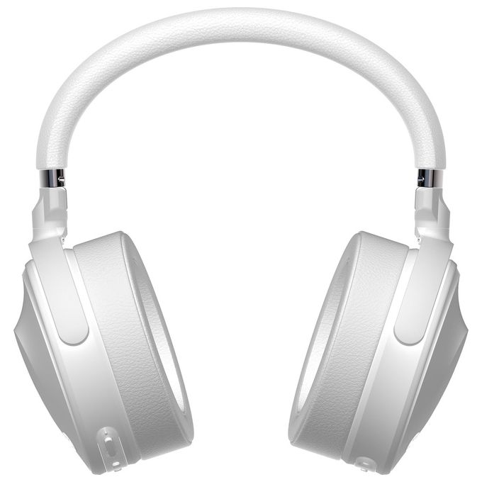 Yamaha YH-E700A Cuffie Over-Ear Wireless Bluetooth Cuffie Senza Fili con Cancellazione Attiva Avanzata del Rumore Chiamate e Assistenza vocale a Mani Libere Bianco