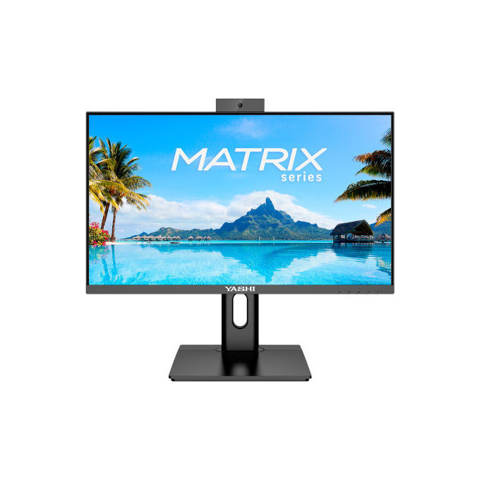 YASHI Monitor 24'' IPS FHD 120Hz Webcam 5MP YZ2493 - Schermo PC Gaming
