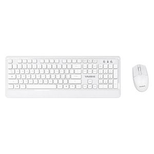 Yashi MY538 Exclusive Multimedia Keyboard and Mouse Wireless Kit White