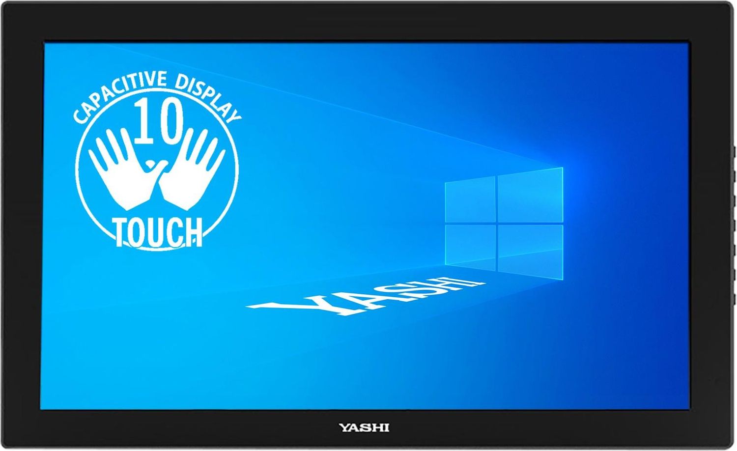 YASHI Monitor 23.6'' LED IPS Touch YZ2409 1920x1080 Full HD Tempo di Risposta 5 ms