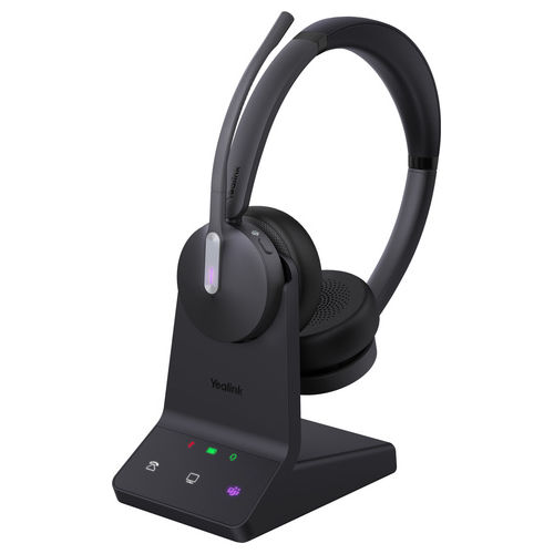 WH64 Dual Teams Auricolare Wireless Ufficio con USB-C e Bluetooth