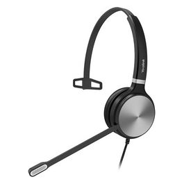 YHS36 Auricolare Cablato a Padiglione Ufficio Nero/Argento