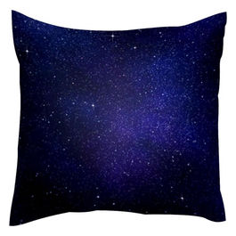Federa Decorativa Blu Galaxy Space Star 46x46 Pollici