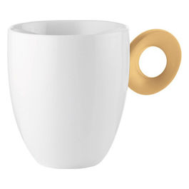 Mug Elegante in Porcellana con Manico Bicolore