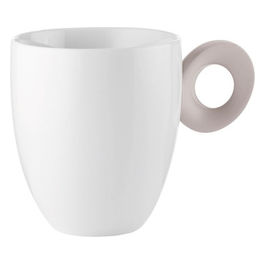 Mug Elegante in Porcellana con Manico Bicolore